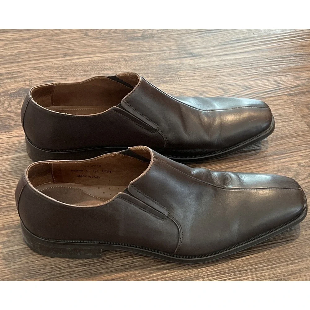 Johnston & Murphy Handcrafted In Italy Monk  Toe Chestnut Size 12M